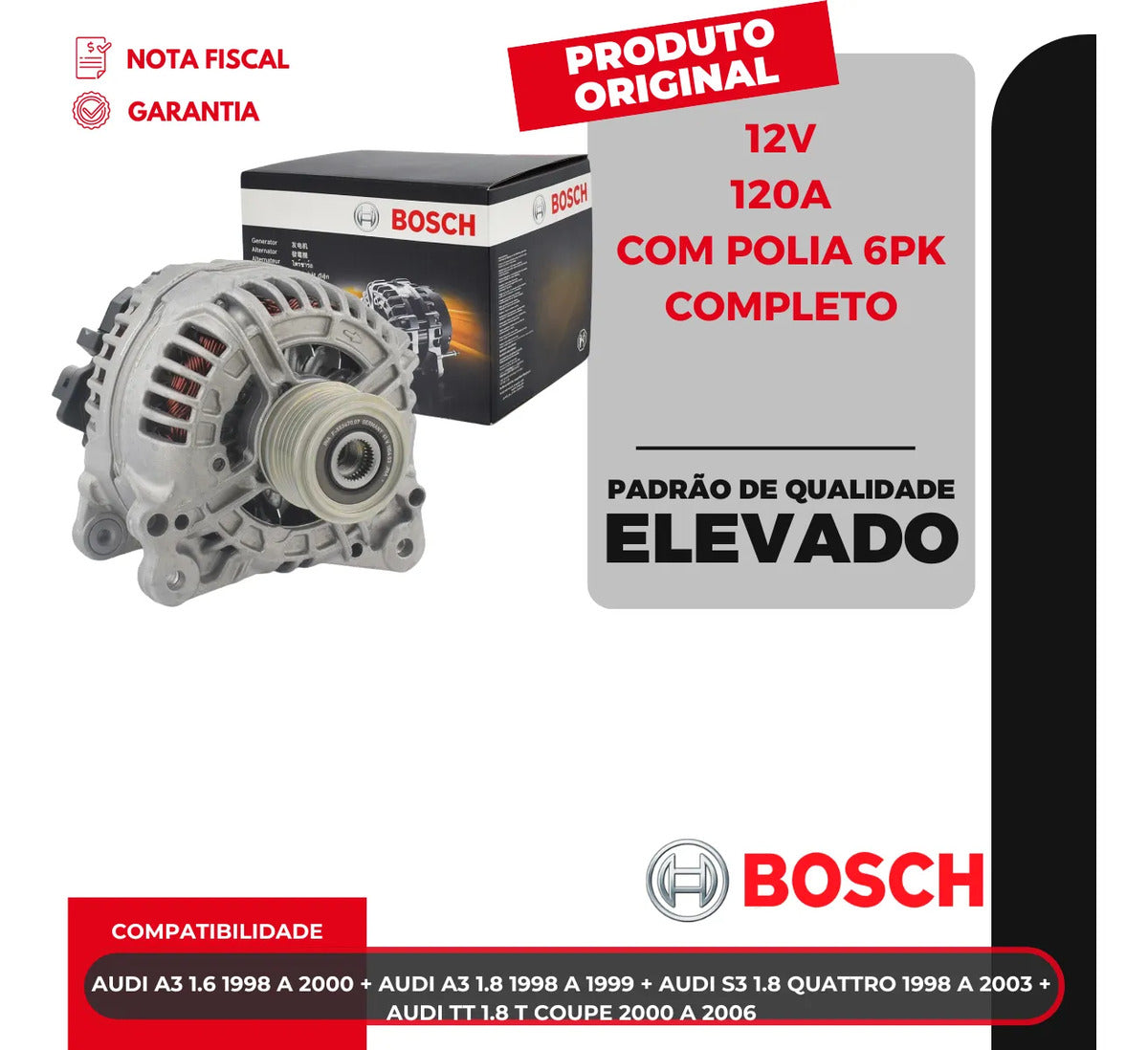 Alternador Bosch 1986a00558