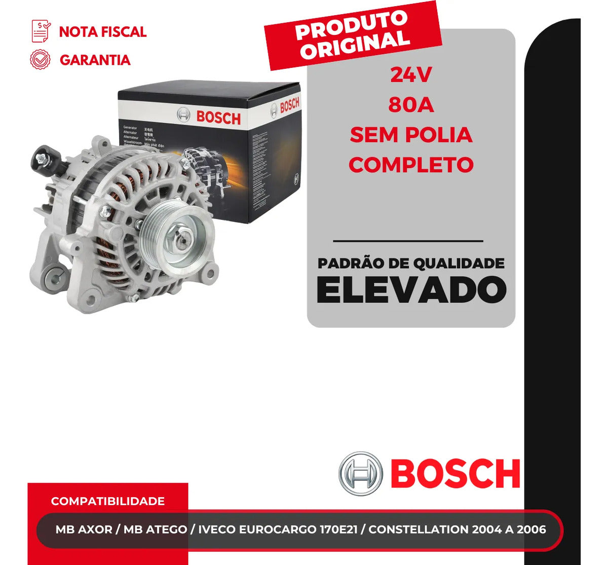 Alternador Bosch 1986a01581