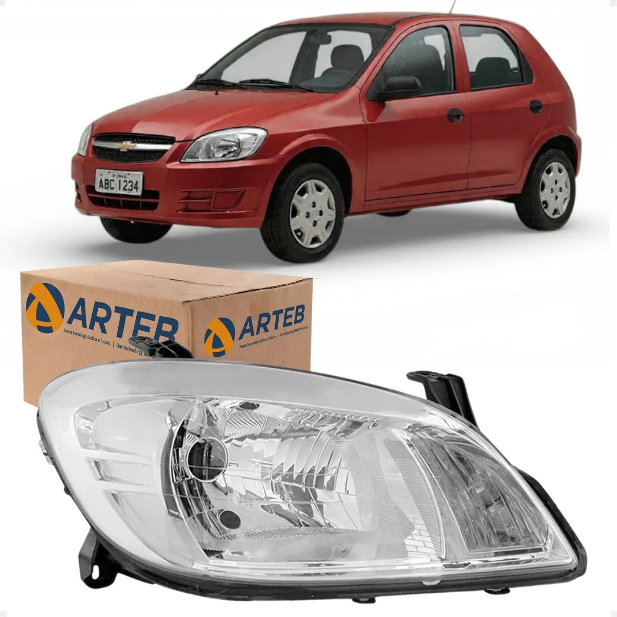 Farol Prisma Celta 2006 2007 2008 2009 2010 2011 Arteb
