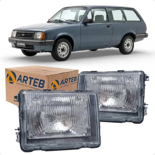 Farol Vidro Marajo 1983 A 1988 Chevette Chevy 500 Arteb