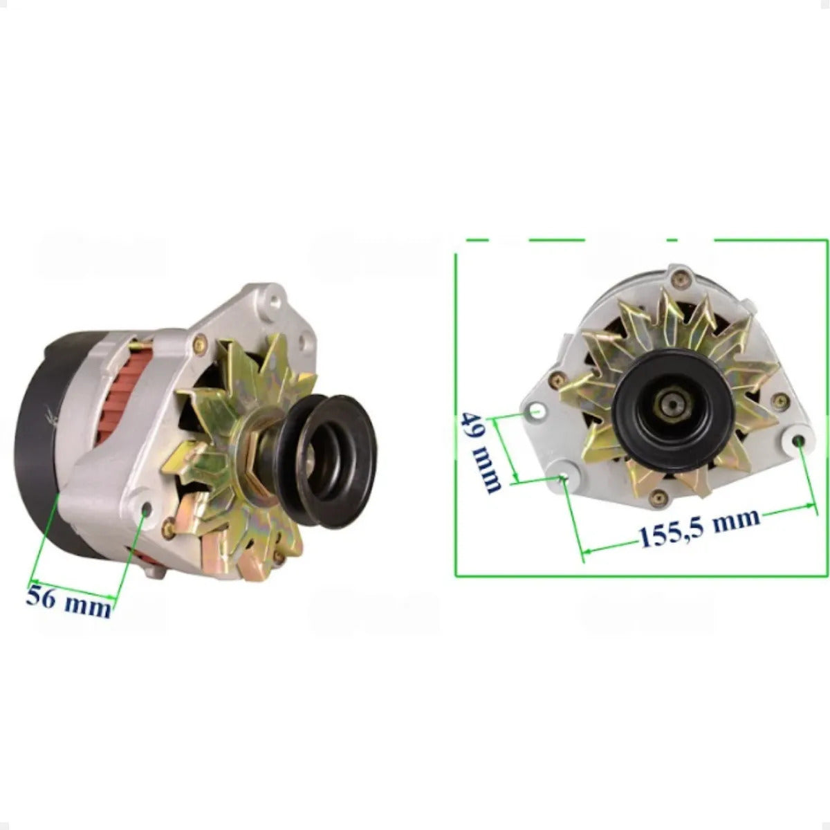 Alternador Vw Ap 1.8 / 2.0 90a 12v Com Ar Condicionado Euro