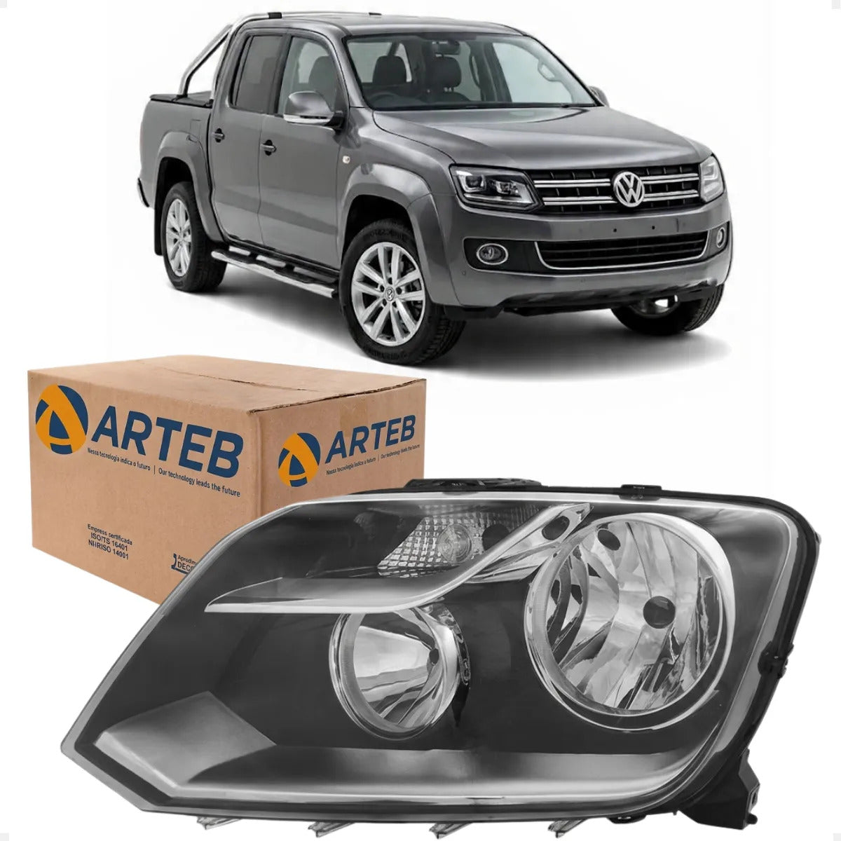 Farol Amarok 2010 11 12 13 14 15 2016 Regulagem Manual Arteb