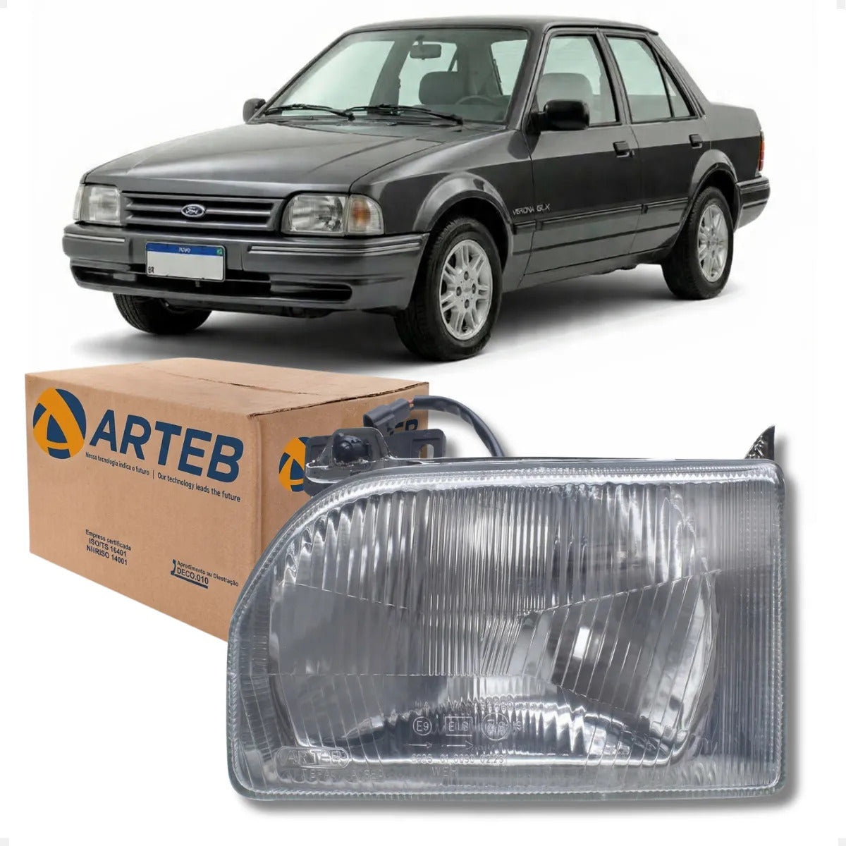 Farol Vidro Verona 1989 1990 1991 1992 Apollo Escort Arteb