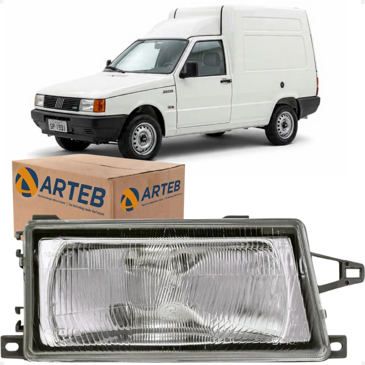Farol Vidro Fiorino 1996 A 2004 Uno Premio Elba Arteb
