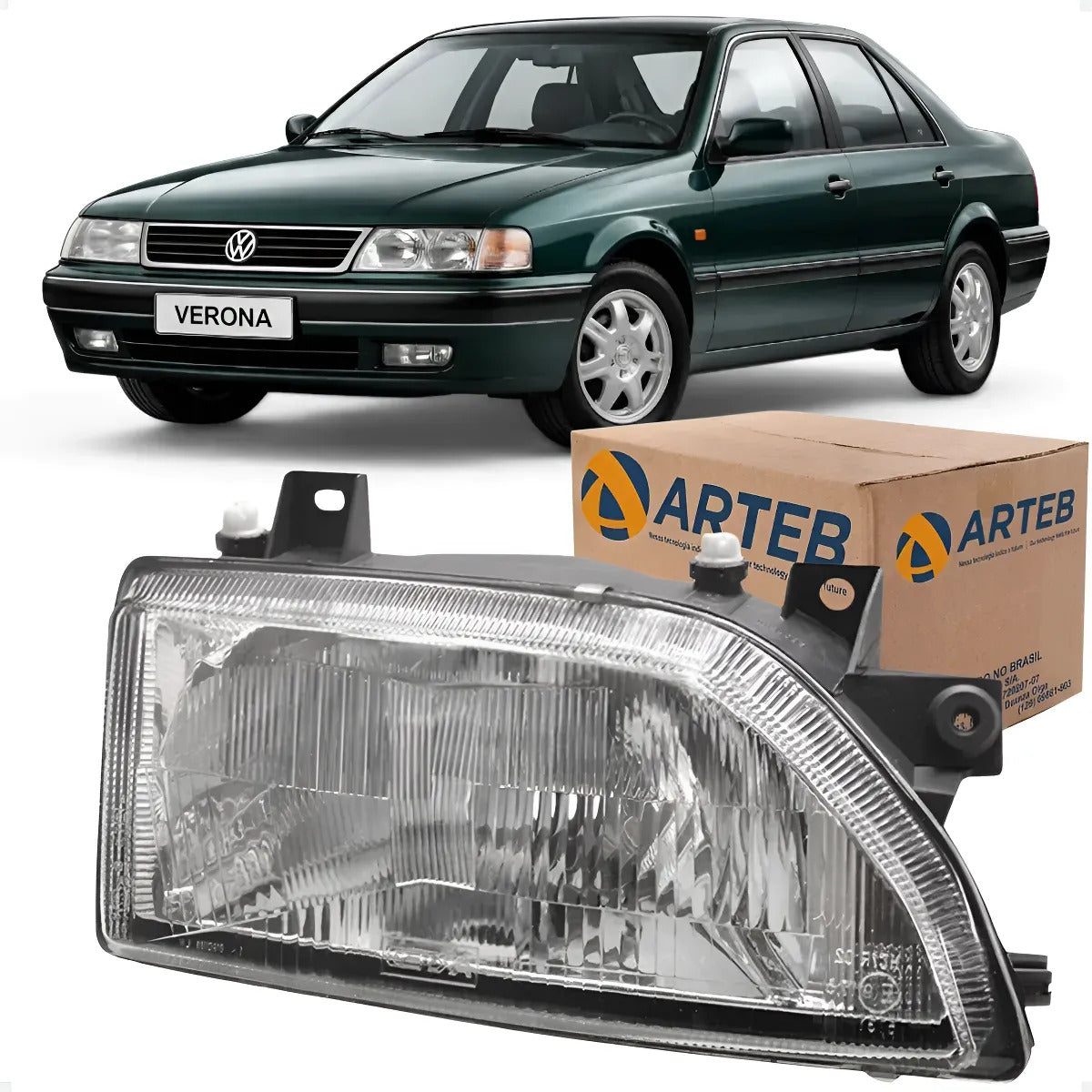 Farol Vidro Verona Escort 1993 1994 1995 1996 Arteb