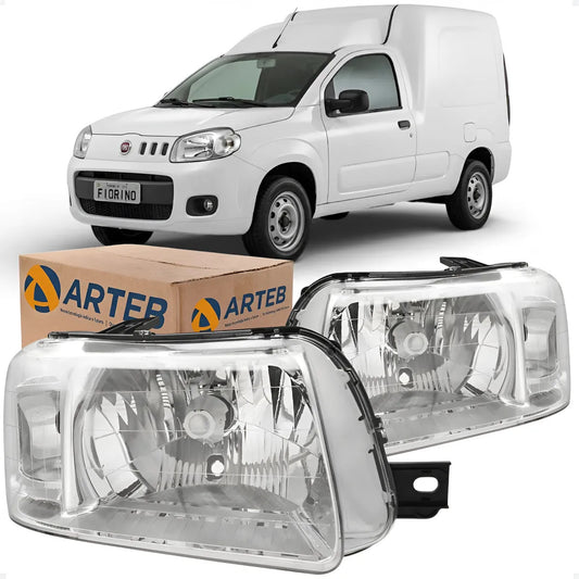 Farol Fiat Uno Fiorino 04 05 06 07 08 09 10 11 12 2013 Arteb