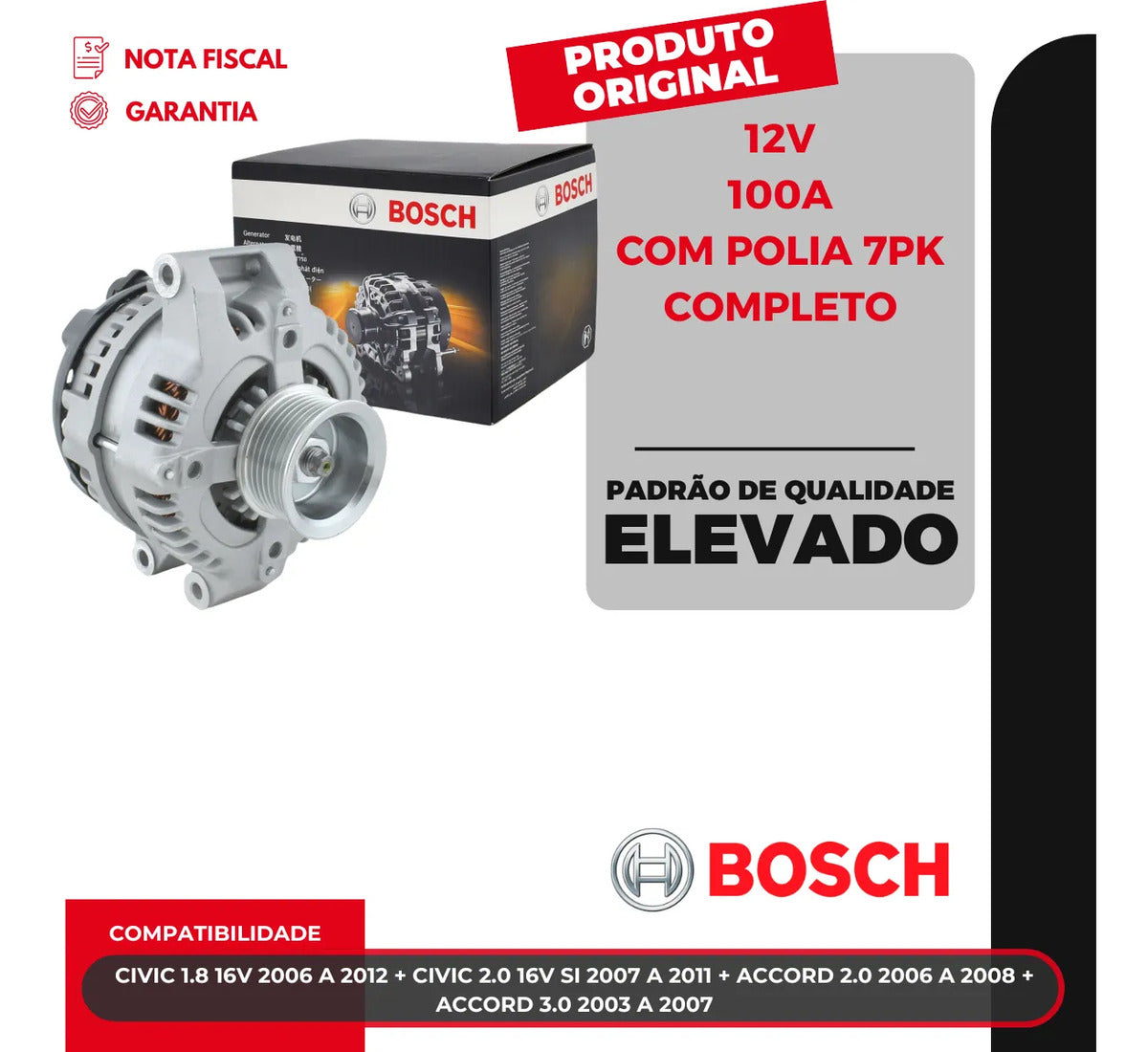 Alternador Bosch 1986a01206