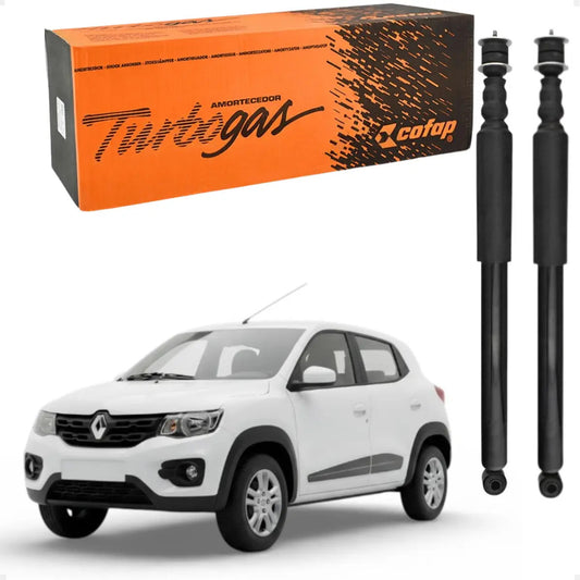 Par Amortecedor Traseiro Kwid 1.0 12v Novo Cofap Original