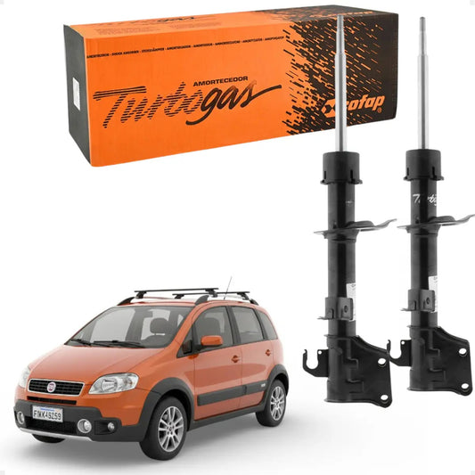 Par Amortecedor Dianteiro Fiat Idea Adventure Original Cofap