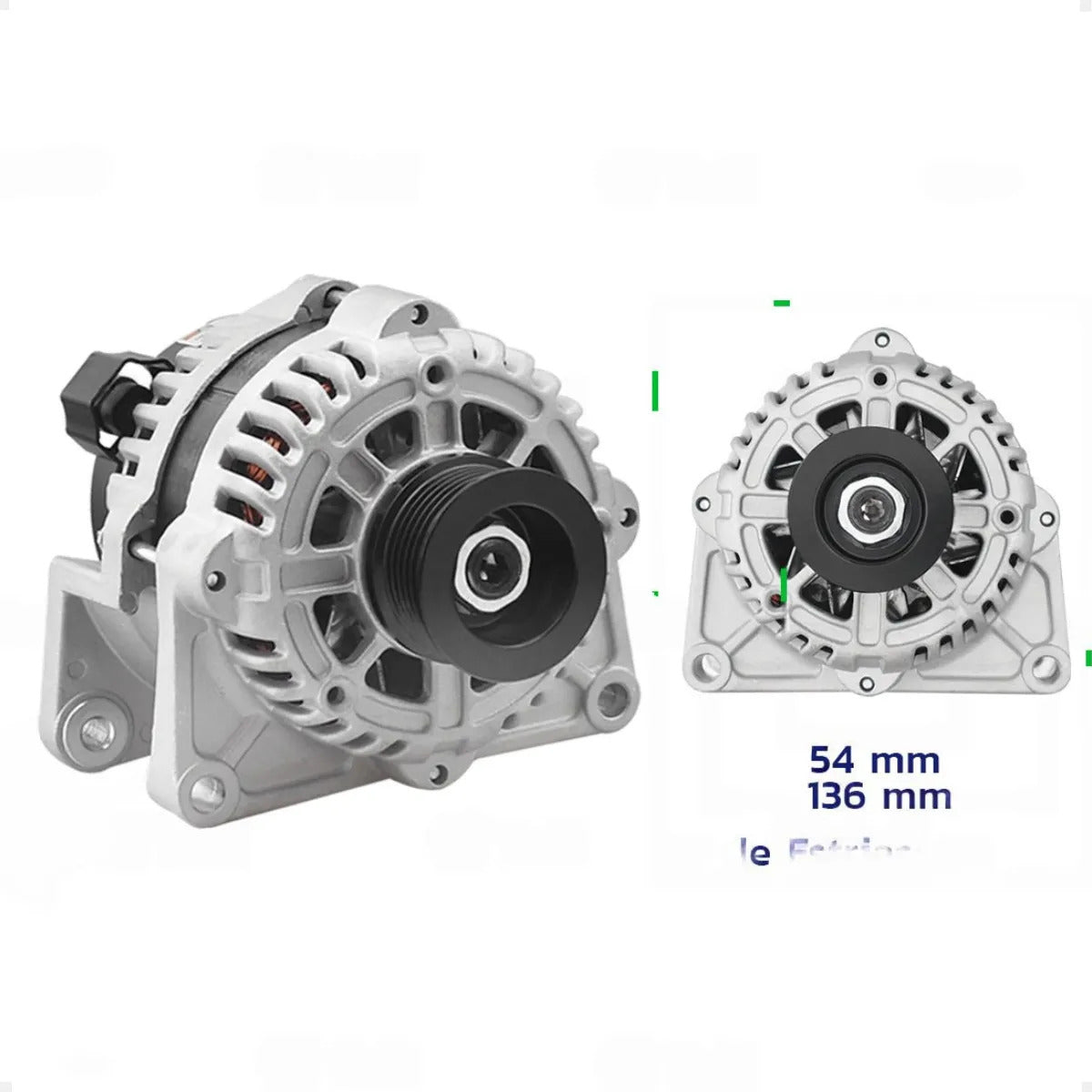 Alternador Cruze Onix Prisma Sonic 100a 2010 Com Polia 6pk
