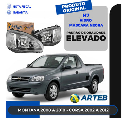 Farol Mascara Negra Montana 2008 2009 2010 Pisca Liso Arteb