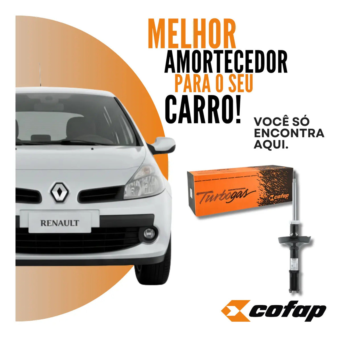 Amortecedor Dianteiro Clio 1.0 99.. - Cofap