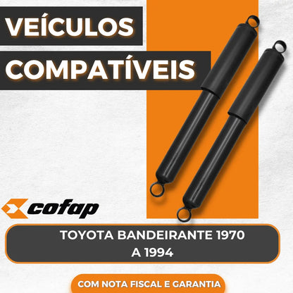 Par Amortecedor Dianteiro Bandeirante 1970 A 1994 Cofap