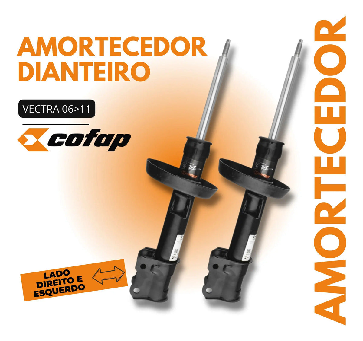 Par Amortecedor Dianteiro Vectra 06 11 Cofap Gp32605 Gp32606