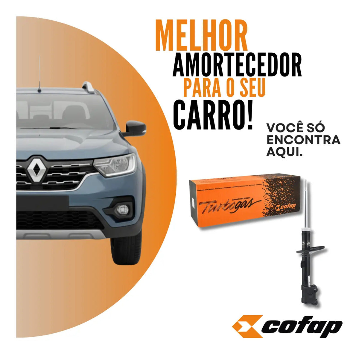 Amortecedor Dianteiro Oroch Automático 2015 A 2024 Cofap