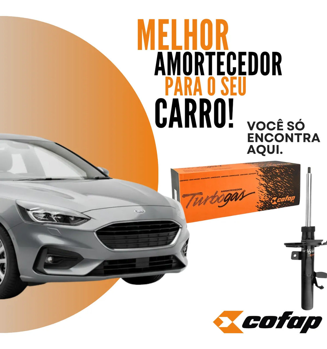 Amortecedor Dianteiro Direito Focus 2012 A 2019 - Cofap