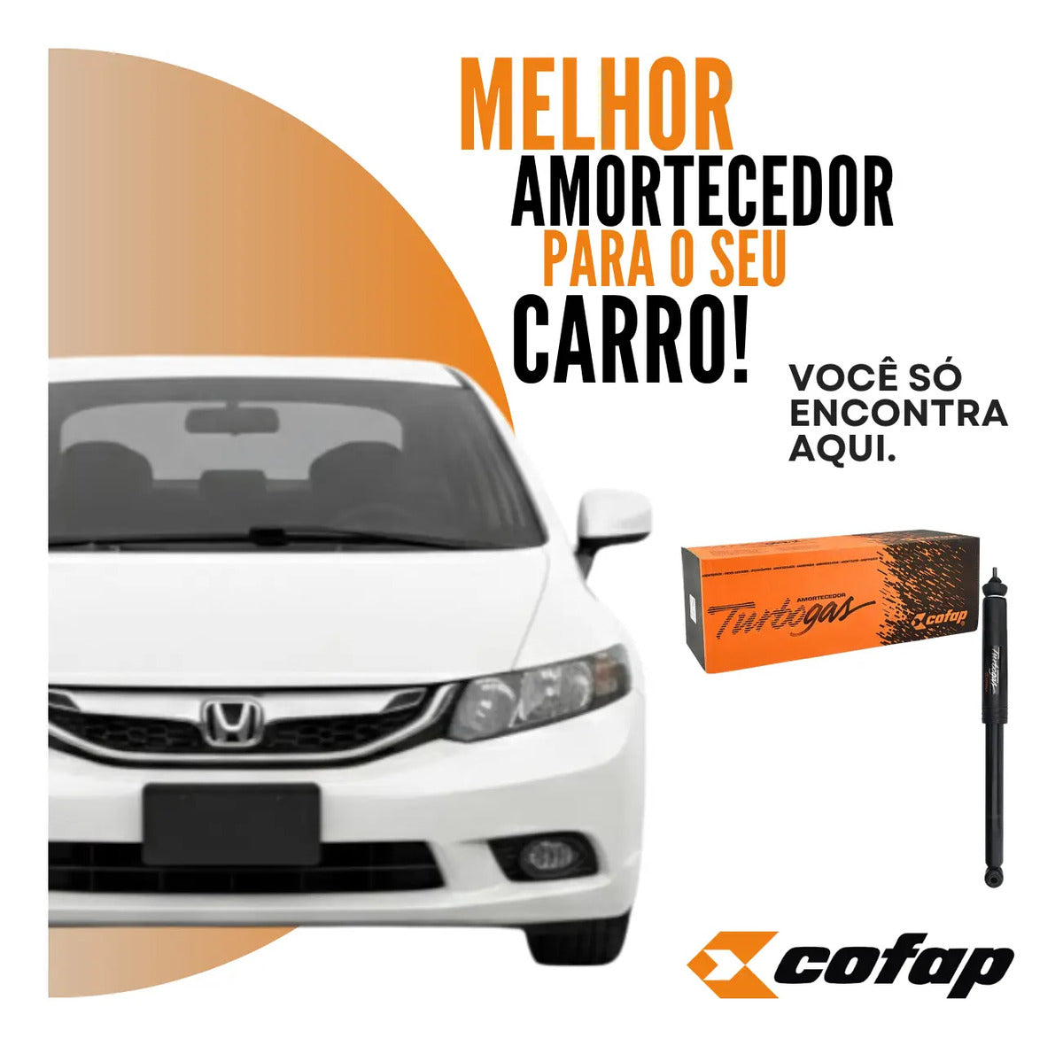 Amortecedor Traseiro Original Cofap New Civic 2008 2009