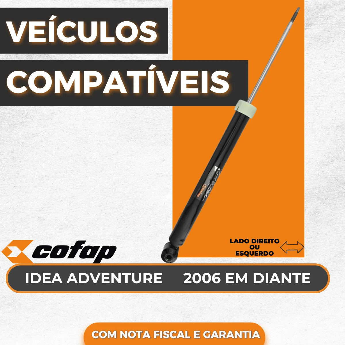Amortecedor Cofap Dianteiro Idea Adventure 1.8 16v 2013