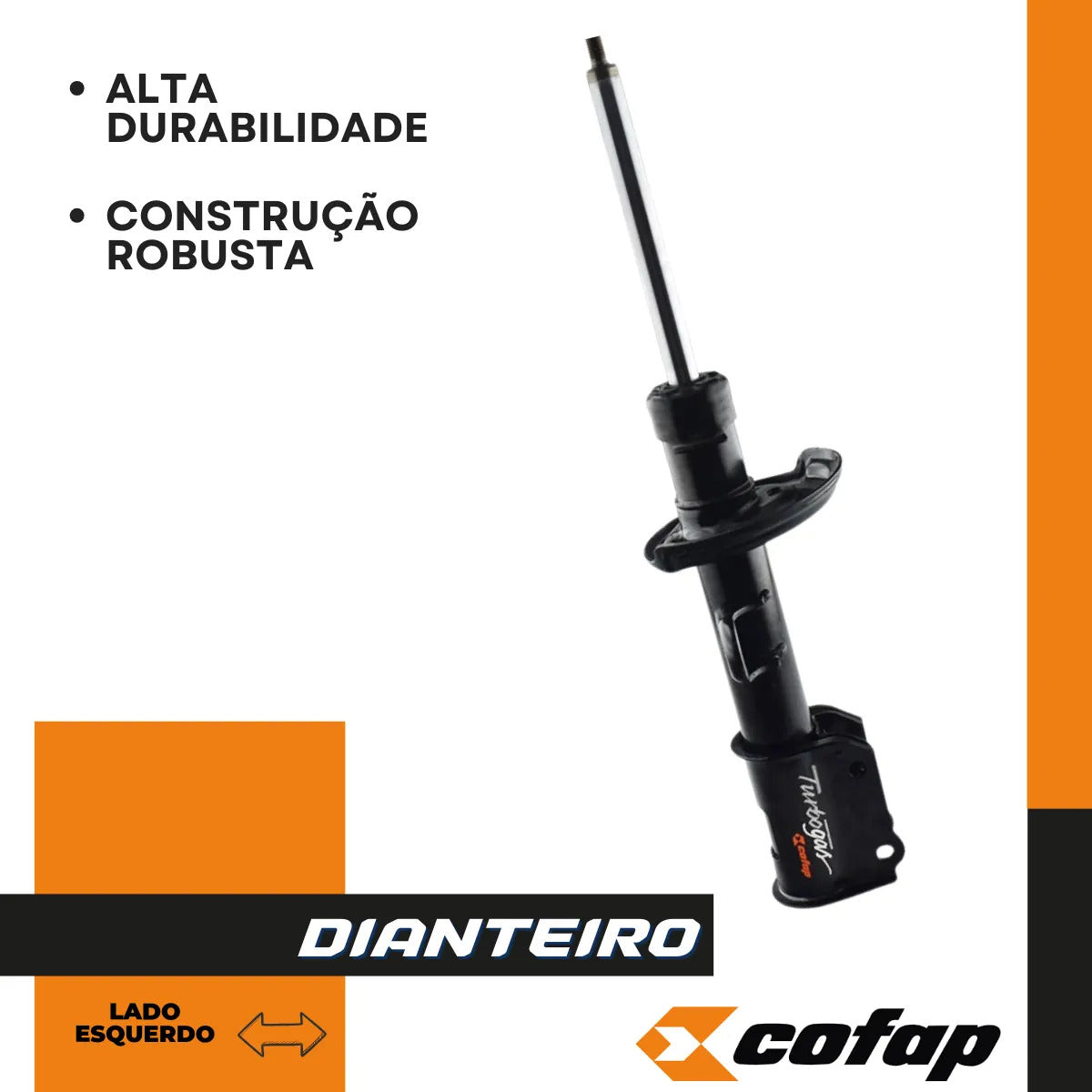 Amortecedor Dianteiro Esquerdo Toro 2022 23 24 Diante Cofap