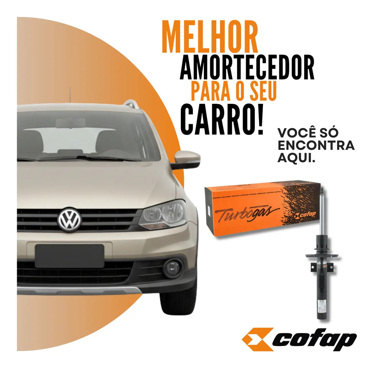 Amortecedor Dianteiro Crossfox Spacecross Original Cofap