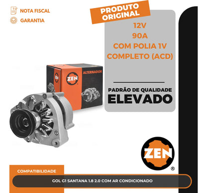 Alternador Gol 1.8 2.0 Saveiro Parati 1.6 1.8 1981 A 1998