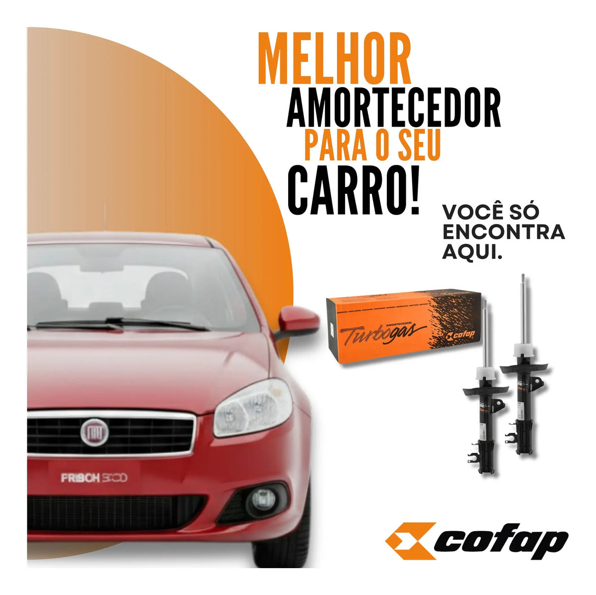 Par Amortecedor Dianteiro Palio 12 - 17 Cofap Gp32867 Gp3286