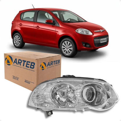Farol Palio G4 Máscara Metalizada Canhão Metalizado Arteb