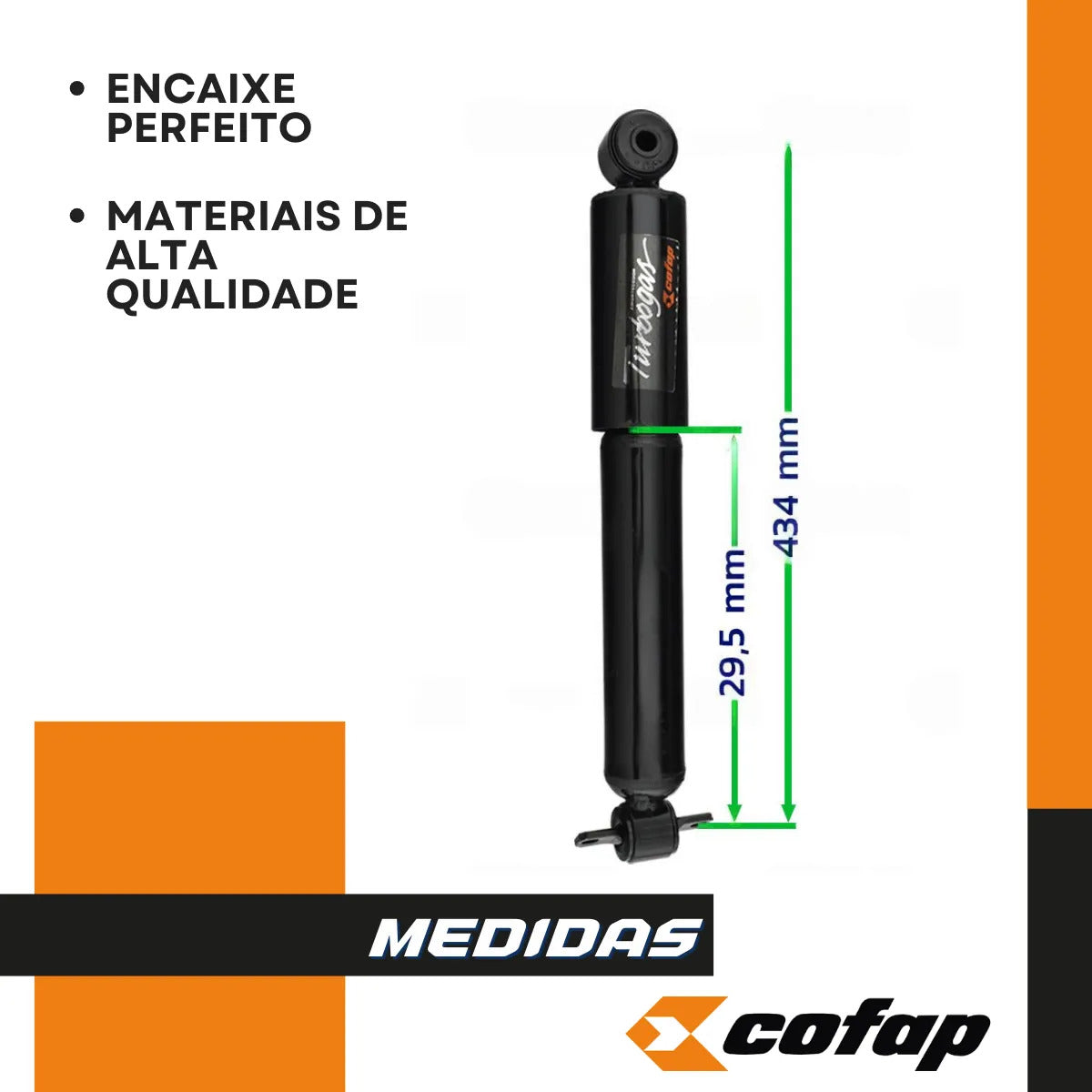 Par Amortecedor Dianteiro S10 4x4 1995 A 2006 Original Cofap