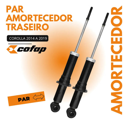 Par Amortecedor Traseiro  Corolla 2017 2018 Original Cofap