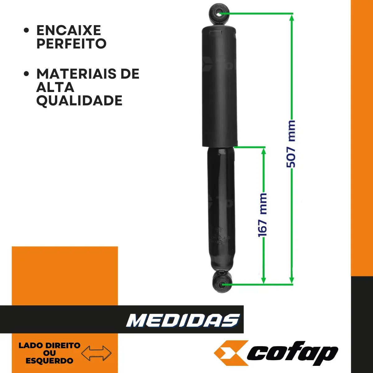 Amortecedor Original Cofap Vw Saveiro 1983 1997