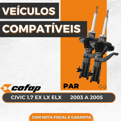 Par Amortecedor Turbogas Cofap Gp35977m - Gp35978m