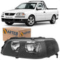Farol Vw Gol Saveiro G3 1999 A 2005 Máscara Negra Arteb