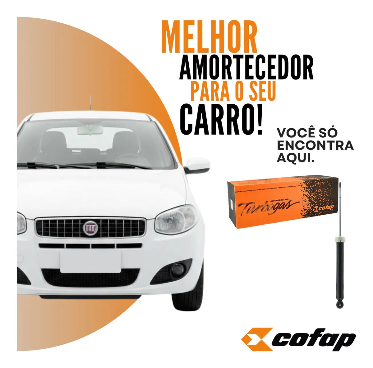 Amortecedor Traseiro Cofap Novo Palio 2011 A 2017