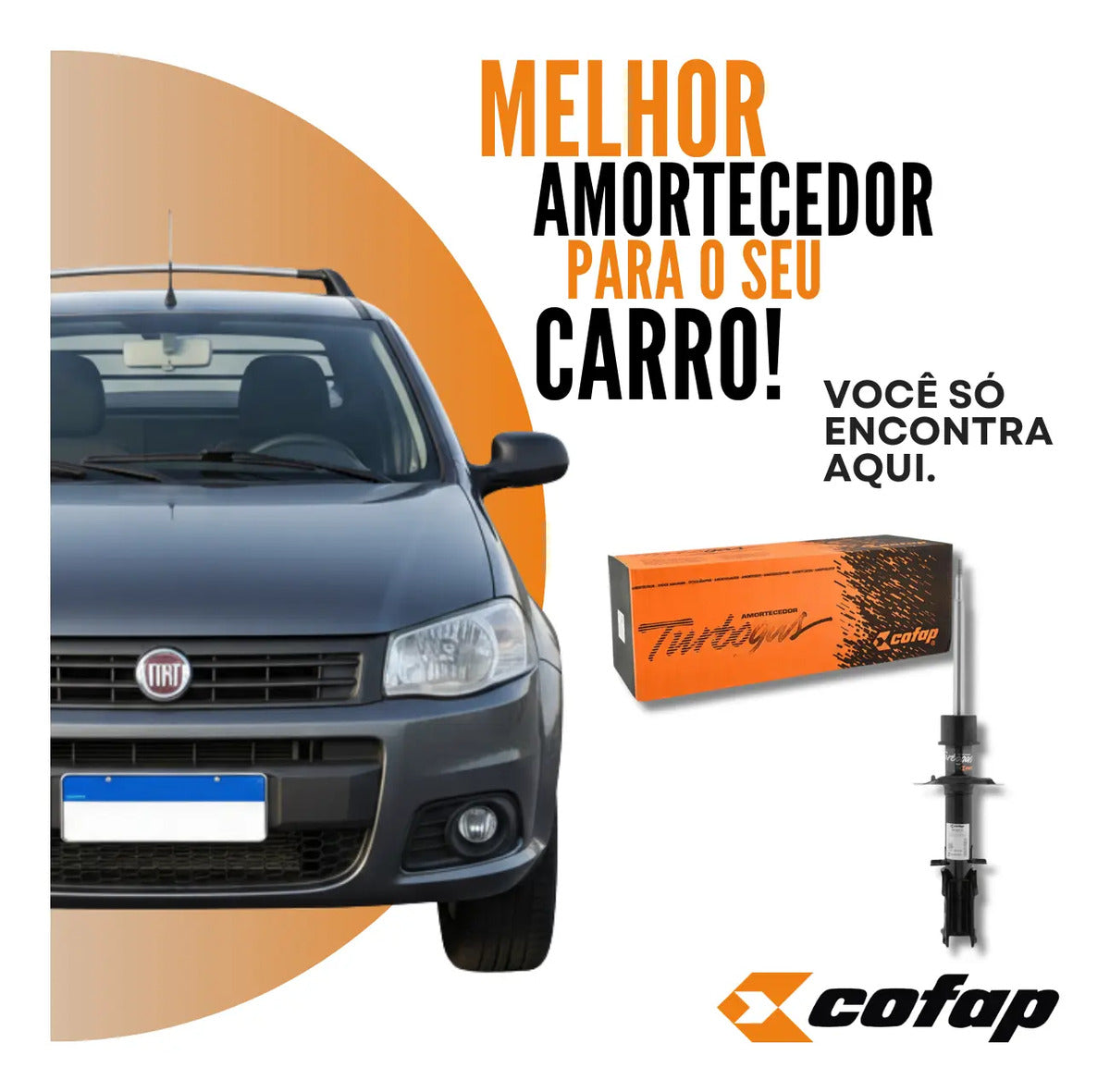 Amortecedor Cofap Dianteiro Strada 2001 A 2020