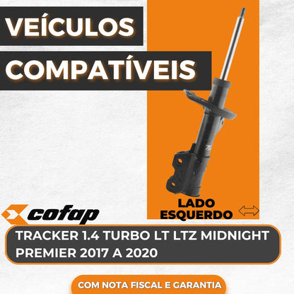 Amortecedor Dianteiro Esquerdo Tracker 1.4 2017 A 2020 Cofap