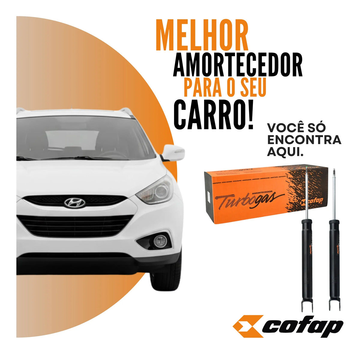 Par Amortecedor Traseiro Ix35 10/15 Cofap Gb48260