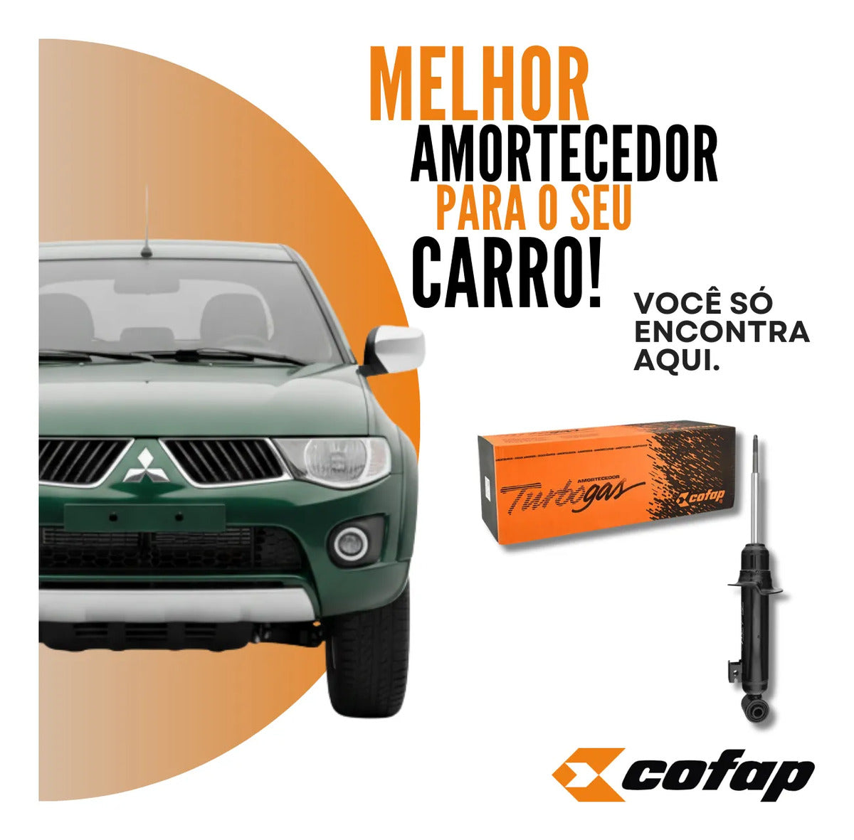 Amortecedor Dianteiro L200 Triton 2010 2011 2012 Cofap