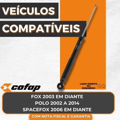 Amortecedor Traseiro Fox 03/ Polo 02/14 Spacefox 06/ - Cofap