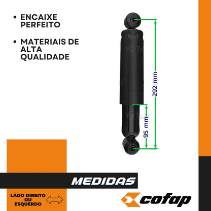 Amortecedor Traseiro Passat 1974 Até 1988 Original Cofap Sup