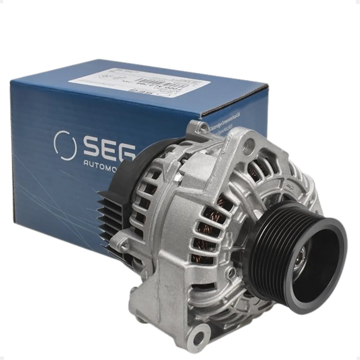 Alternador Mb Axor 2035 24v 100a Bosch Hd9 Com Polia 9pk