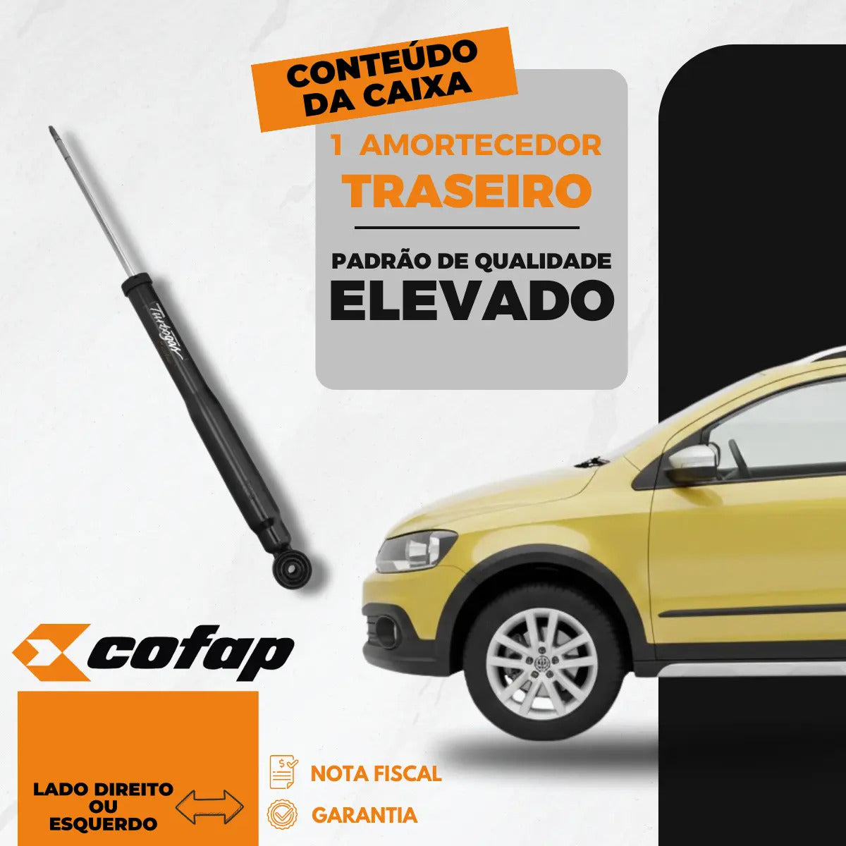 Amortecedor Traseiro Crossfox Spacecross 05/14 Cofap