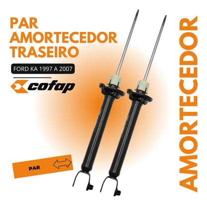 Par Amortecedor Traseiro Ford Ka 1.0 1.3 1.6 1997/2007 Cofap