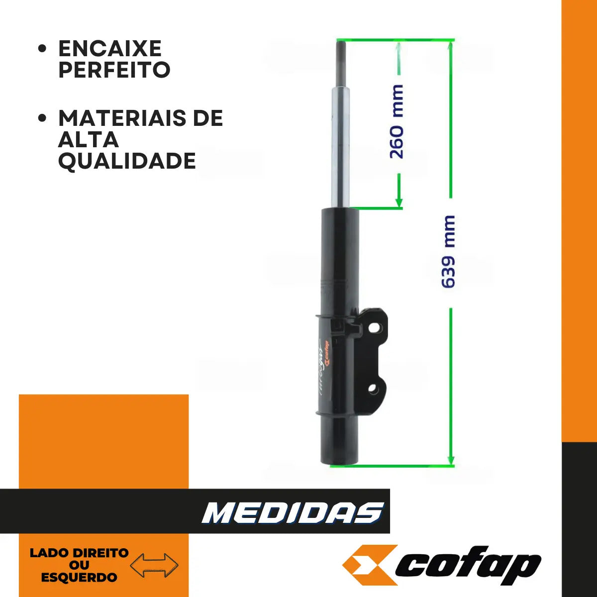 Amortecedor Dianteiro Mb Sprinter 515 2012.. Cofap