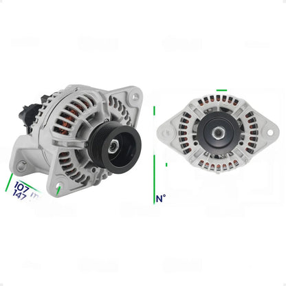 Alternador Volvo 24v 120a Polia 8pk Pilotado