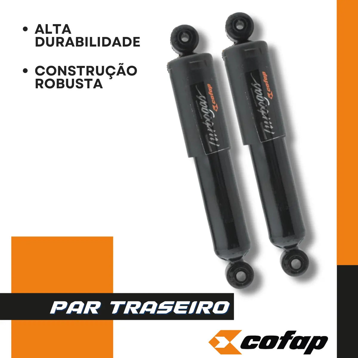 Par Amortecedor Cofap Traseiro Fiat Marea 98 A 08