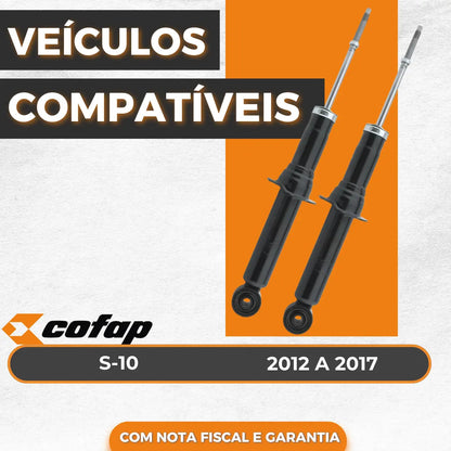 Par Amortecedor Dianteiro S10 4x4 2018 2019 Original Cofap