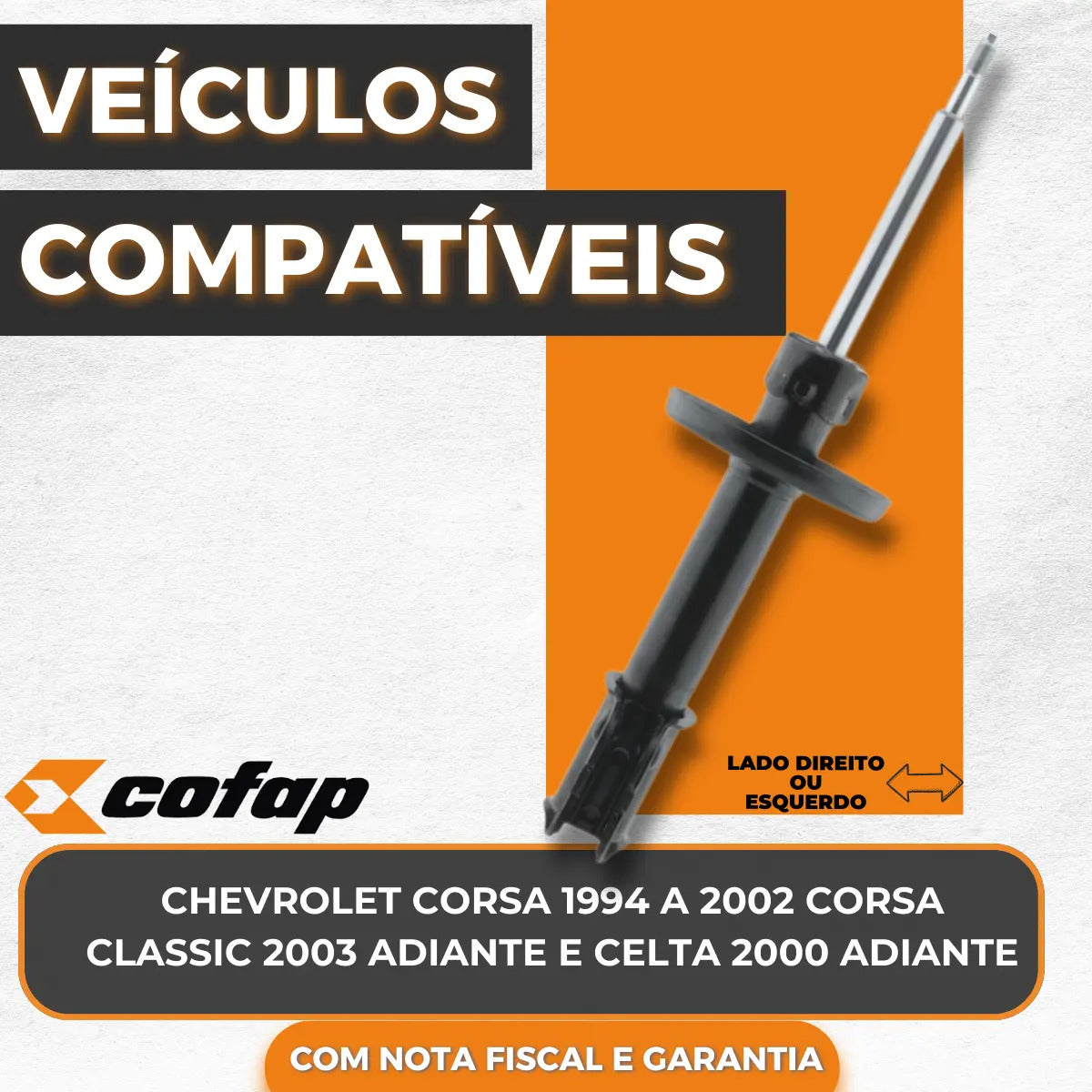 Amortecedor Cofap Celta 2000 Em Diante