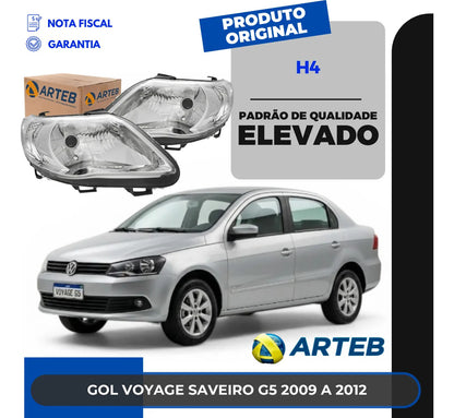 Farol Gol Voyage G5 2009 2010 2011 2012 Foco Simples Arteb