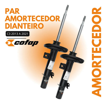 Par Amortecedor Dianteiro C3 2013 A 2021 Manual Cofap