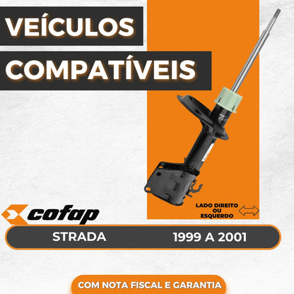 Amortecedor Dianteiro Strada 99 Até 2001 Original Cofap